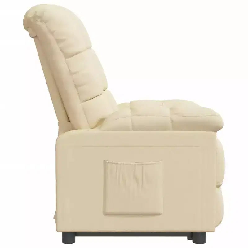 Recliner Chair with Adjustable Backrest and Footrest, Modern Lounge Chair Thick Padded Seat for Living Room & Bedroom