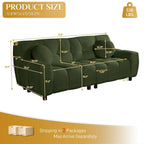 2-Seat Cloud Deep Seat Sofa Couch for Living Room, Bedroom