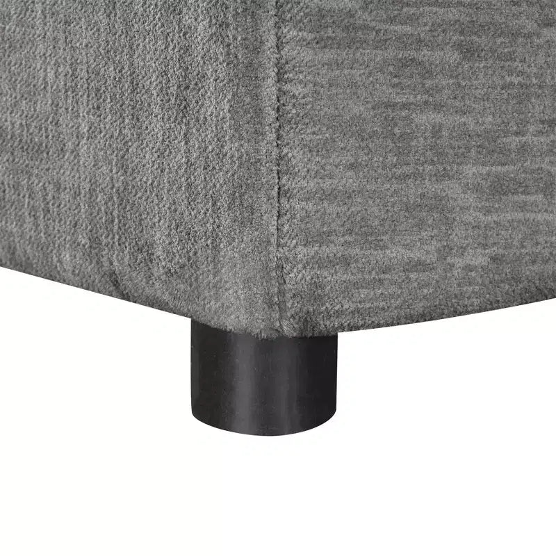 Twin Size Convertible Ottoman Sleeper Bed with Mattress - Space-Saving Guest Bed for Living Room & Apartment
