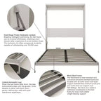 GDFStudio Heloise Modern Wood Murphy Wall Bed