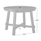 Set da pranzo allungabile Edmonton Farmhouse 7 pz con sedie in legno massello nero opaco