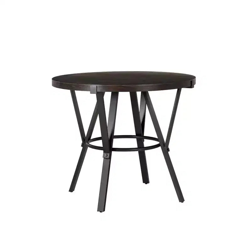 Set da pranzo rotondo Galway 5 pezzi antracite