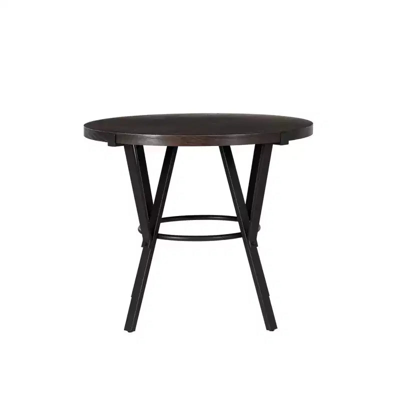 Set da pranzo rotondo Galway 5 pezzi antracite