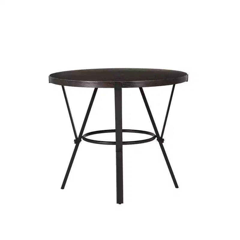 Set da pranzo rotondo Galway 5 pezzi antracite