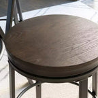 Set da pranzo rotondo Galway 5 pezzi antracite