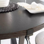 Set da pranzo rotondo Galway 5 pezzi antracite