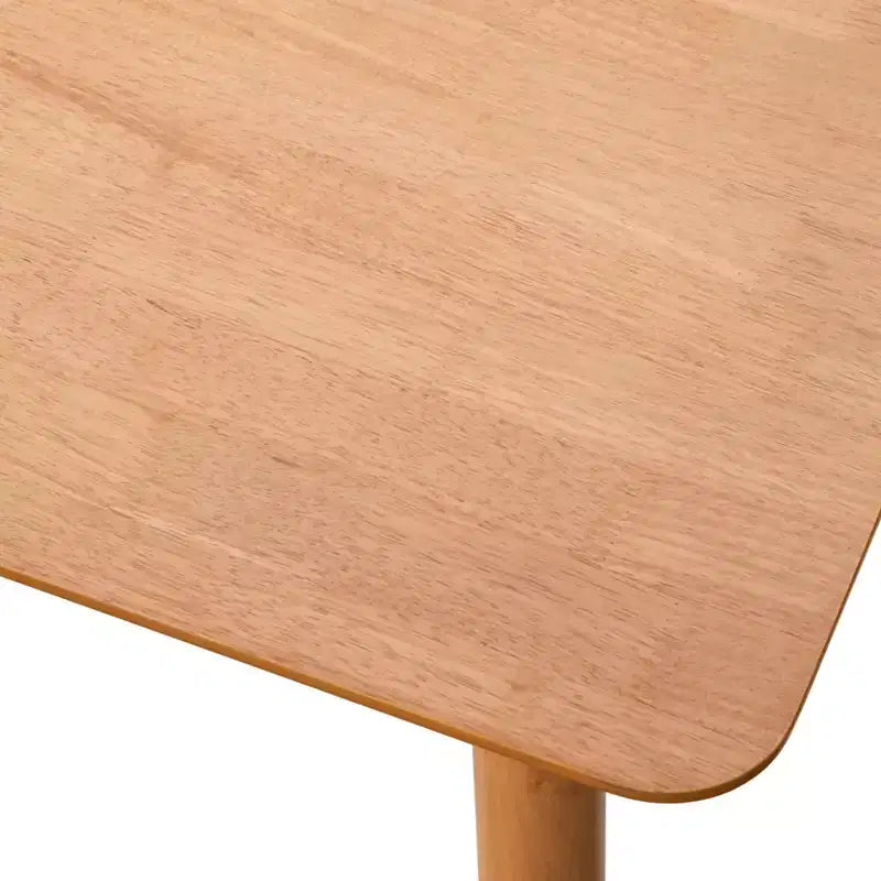 Set da pranzo Newington da 6 pezzi in rovere chiaro/beige con panca