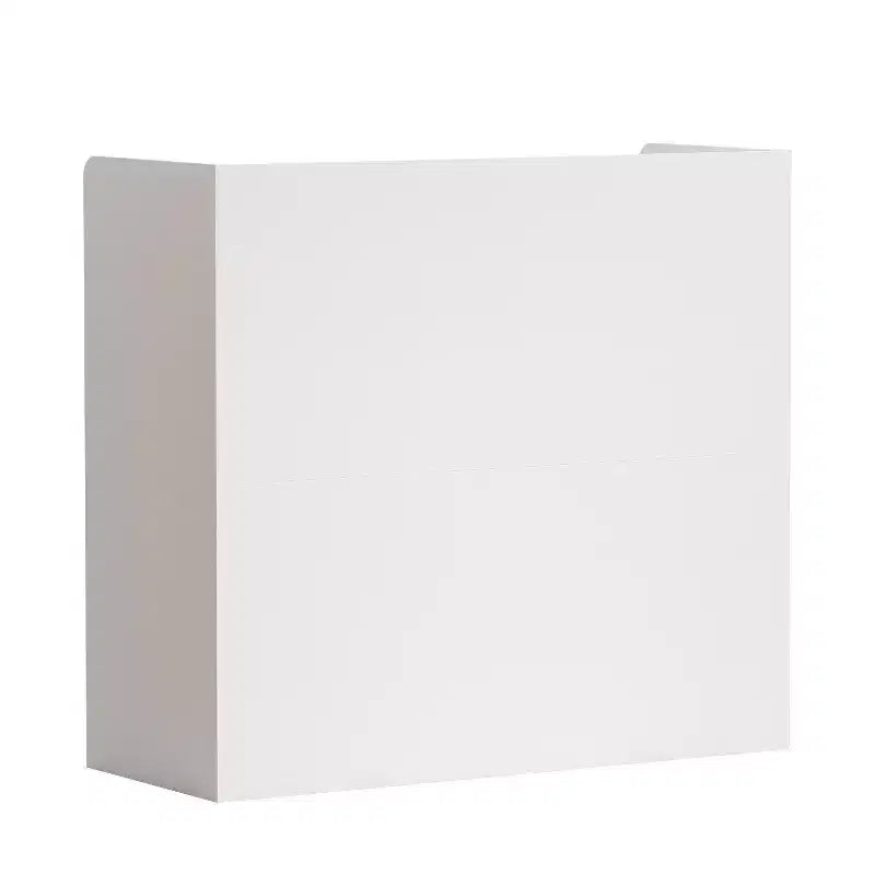 Famapy L-shaped Reception Desk Multifunctional Welcome Desk Workstation