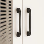 Wardrobe Closet Armoire wi/Mirror & Scalable Hanging Rod Space Saving