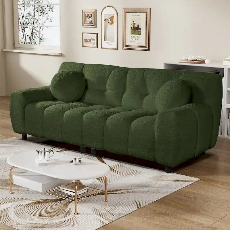 2-Seat Cloud Deep Seat Sofa Couch for Living Room, Bedroom
