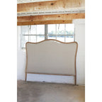 Oak & Linen Headboard