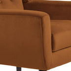 Set of 2 Velvet Living Room Accent Chair Upholstered Armchair