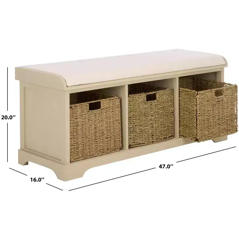 Lonan Storage Bench - AMH5733 - Safavieh Couture