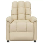 Recliner Chair with Adjustable Backrest and Footrest, Modern Lounge Chair Thick Padded Seat for Living Room & Bedroom