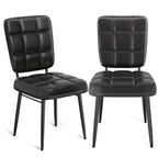 Modern Dining Chairs Set of 2/4/6/8, Upholstered Kitchen Chairs with Thick Cushion for Dining Room