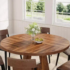 47 Inch Round Dining Table for 4 people