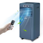 Costway 5000 BTU (8000BTU ASHRAE) Portable Air Conditioner with Remote Control 3-in-1 Air Cooler w/ Drying