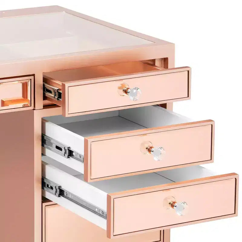 Impressions Vanity SlayStation Plus Premium Mirrored Vanity Table