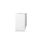 Simply Modern 4-Door Sideboard Console Table Cabinet, Black