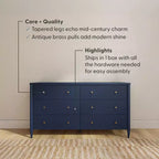 Harbor 6 Drawer Dresser