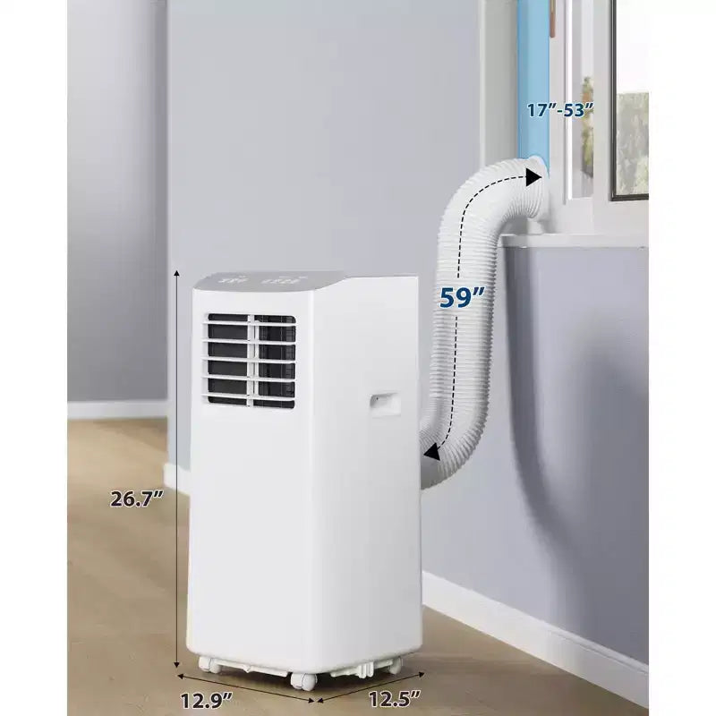 Portable Air Conditioner, 8000 BTU Quiet Cooling with Remote, Ventless Design & Auto Evaporation, for Large Room, Stand Up AC Unit.