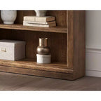 94 Traditional Tall Bookcase Wall, Stratton Collection Brown - Martin Furniture