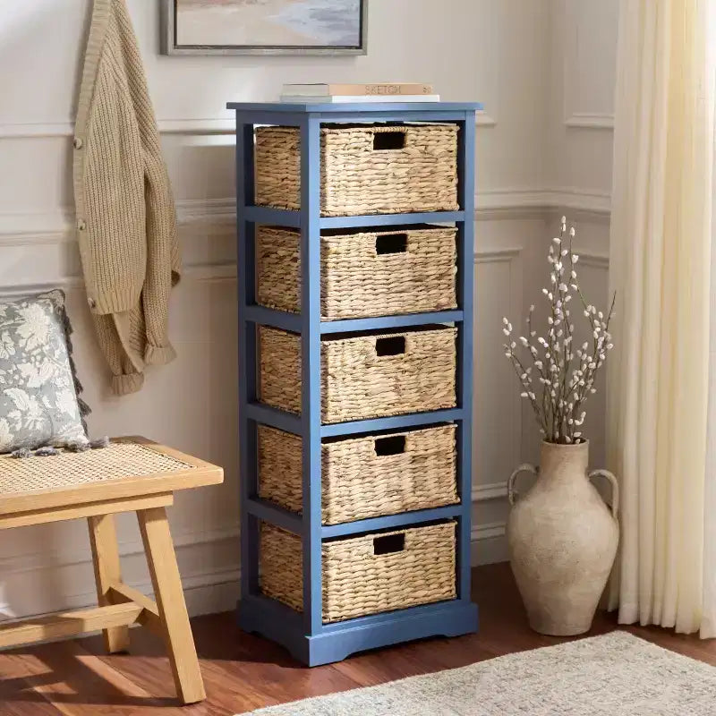 Vedette 5 Basket Storage Tower - AMH5739 - Safavieh Couture