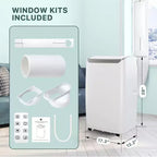 14000Btu Portable Air Conditioner Cools Up to 750 Sq.Ft, Portable AC Unit with Dehumidifier