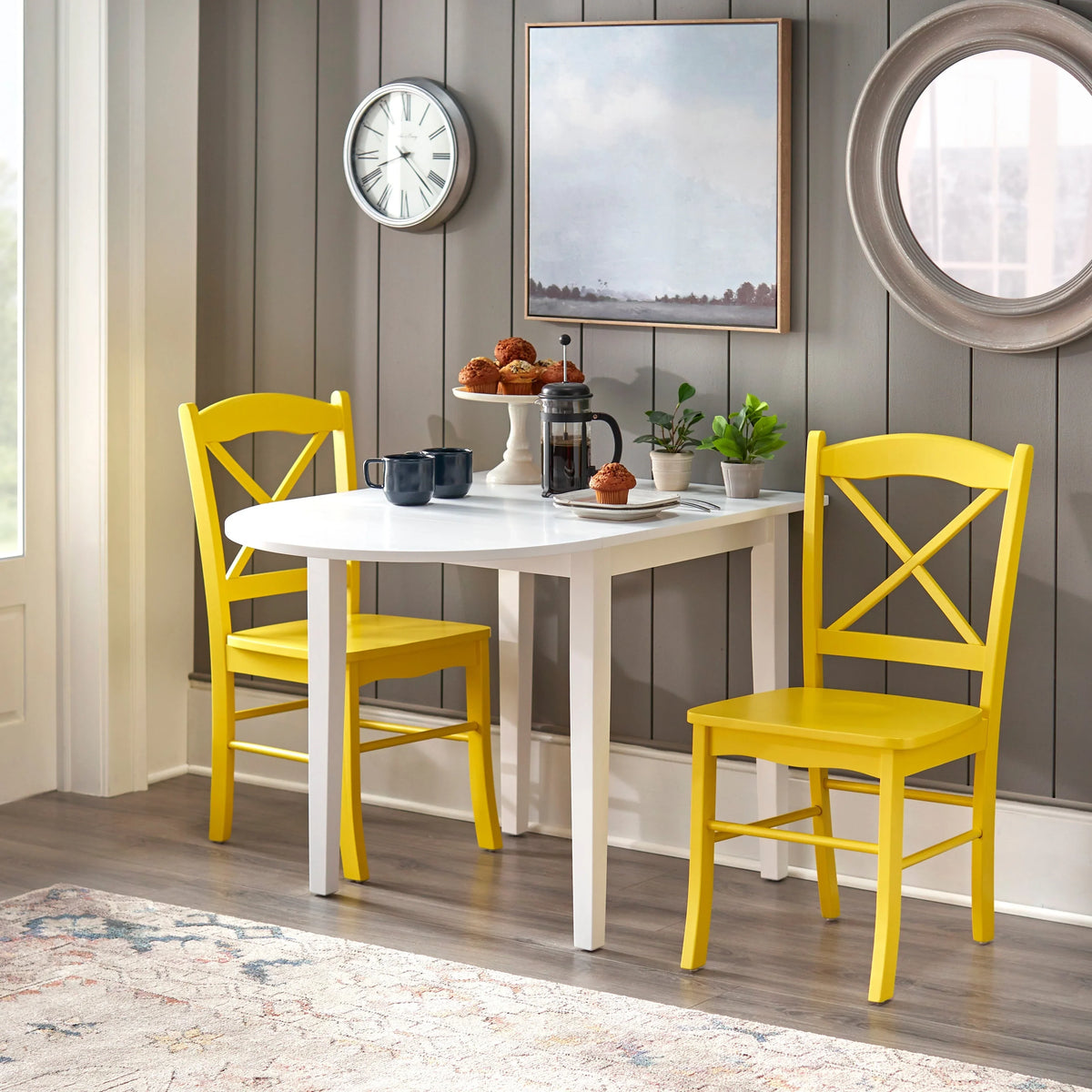 Simple Living Country Cottage Dining Chairs (Set of 2)