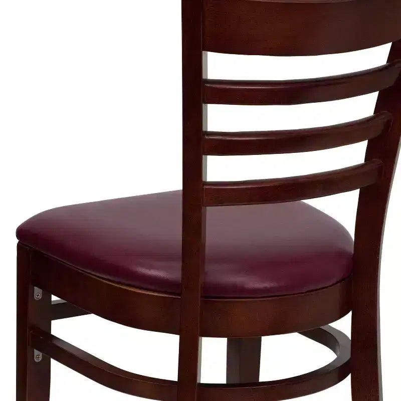 Flash Furniture Ladder Back Wooden Restaurant Chair