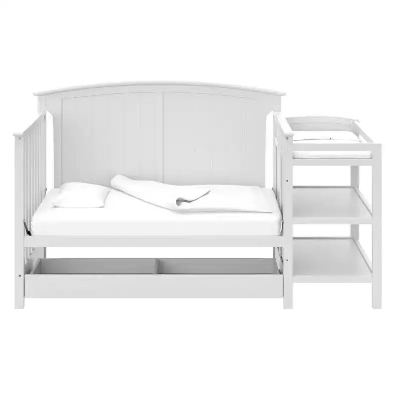 Storkcraft Steveston 5-in-1 Convertible Crib and Changer with Drawer