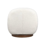 Minimalist Lounge Chair with Swivel, Round