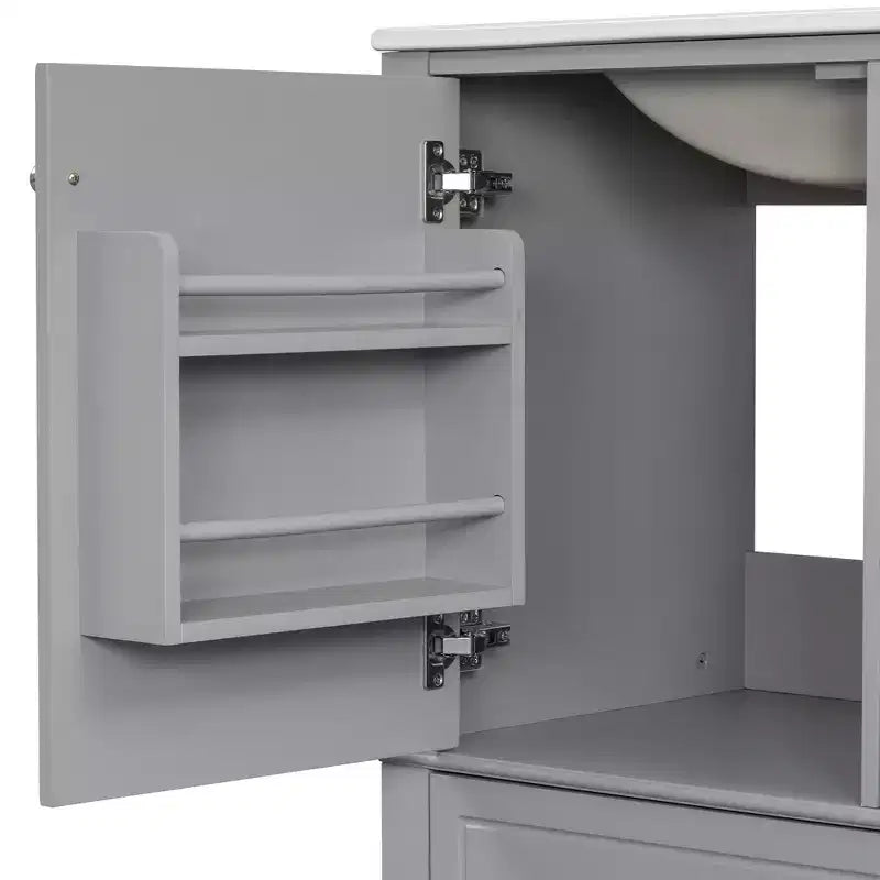 30 Bathroom Vanity Sink Combo, Bathroom storage Cabinet with Drawers and Shelf, Single Sink Bathroom Vanity