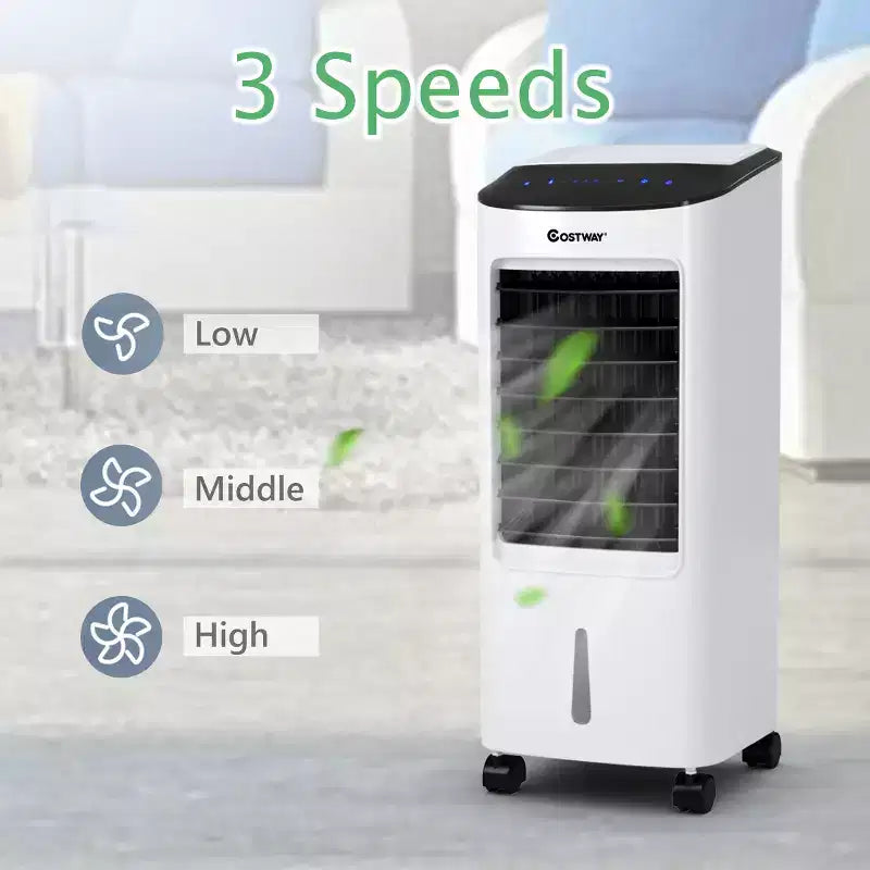 Costway Evaporative Portable Air Cooler Fan & Humidifier with Filter Remote Control