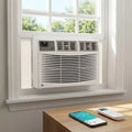 23,200 BTU Smart Window AC Heat Pump - 7-in-1 White Unit (1 Pack) for Large Rooms up to 950 Sq.Ft | WiFi/Alexa Enabled, 208/230V