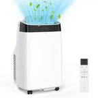 10000 BTU Portable Air Conditioner, Home AC/Air Conditioner with Remote Control for Room up to 450 Sq.Ft, 3-in-1 Functions/24 Hrs Timer/Caster Wheels