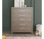 Child Craft Kieran Crib, Double Dresser and Chest Nursery Set, 3-Piece, Includes 4-in-1 Convertible Crib, Dresser and Chest