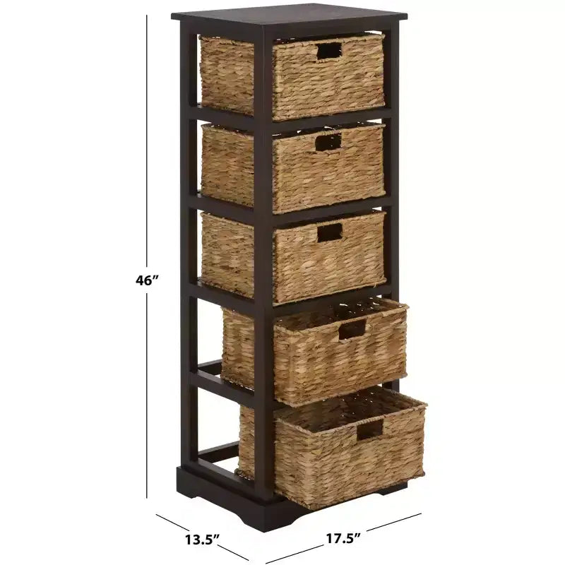 Vedette 5 Basket Storage Tower - AMH5739 - Safavieh Couture