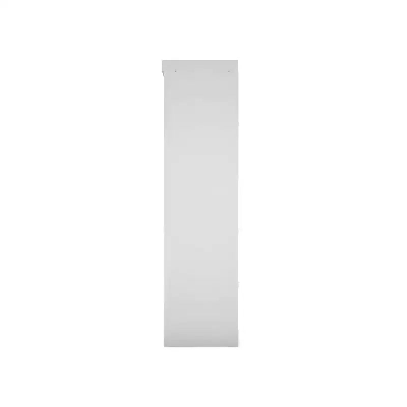 Set of 2 Mulberry 2.0 Wardrobe Closet White - Manhattan Comfort: Bedroom Storage, Hanging Rods, Modern Design