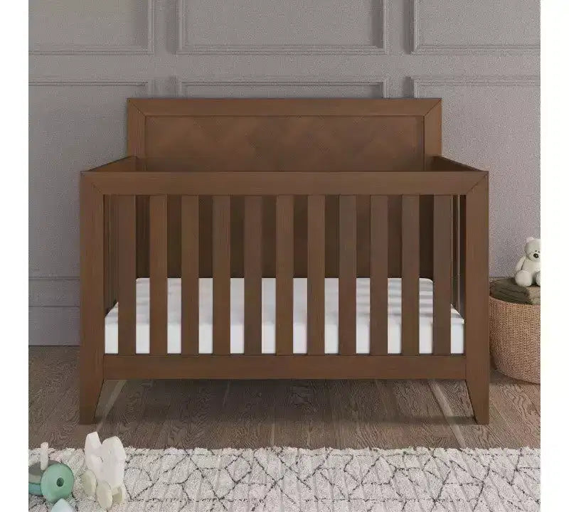 Child Craft Kieran Crib, Double Dresser and Chest Nursery Set, 3-Piece, Includes 4-in-1 Convertible Crib, Dresser and Chest