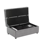 Twin Size Convertible Ottoman Sleeper Bed with Mattress - Space-Saving Guest Bed for Living Room & Apartment