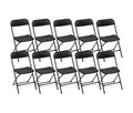 SUGIFT Folding Chairs 10 Pack Plastic Folding Chair for Outdoor Indoor Use 350lb Weight Capacity