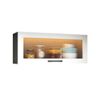 Kitchen White Wood Wall-Mounted Storage China Cabinets
