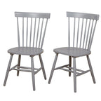 Simple Living Venice Solid Wood Spindle Dining Chairs (Set of 2)