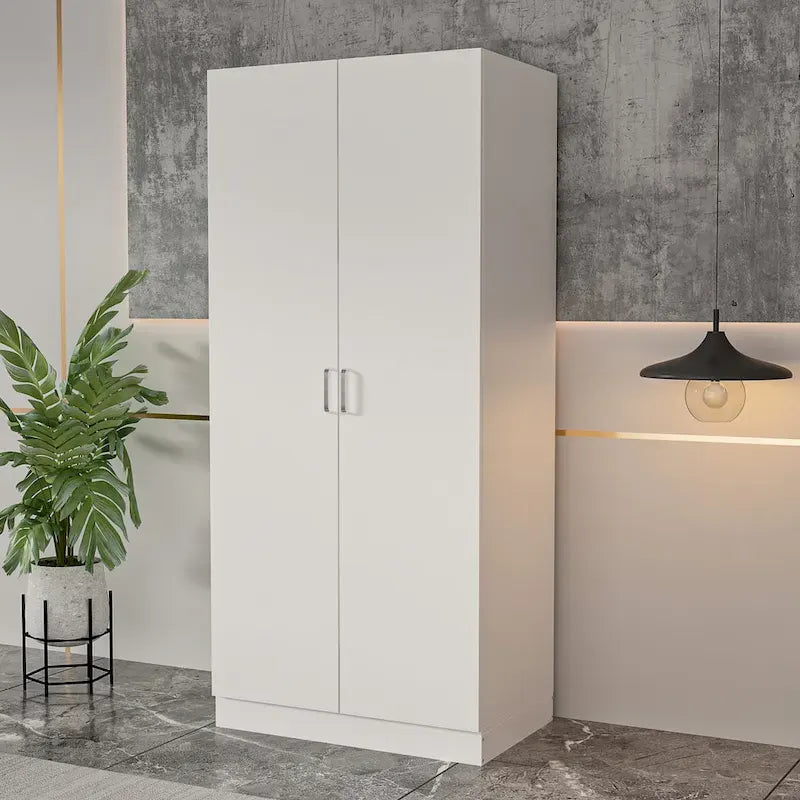 5-Tier Amoires Wardrobe Cabinet With 2 Doors