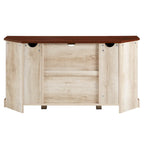 Middlebrook 52-inch Sliding Barn Door Corner TV Stand