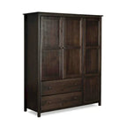 Grain Wood Furniture Shaker Wood 3-door Armoire - 60x72x22