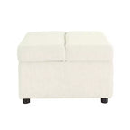 Twin Size Convertible Ottoman Sleeper Bed with Mattress - Space-Saving Guest Bed for Living Room & Apartment