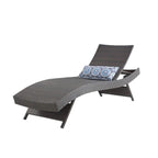 All Weather Wicker Chaise Lounge - Set of 2