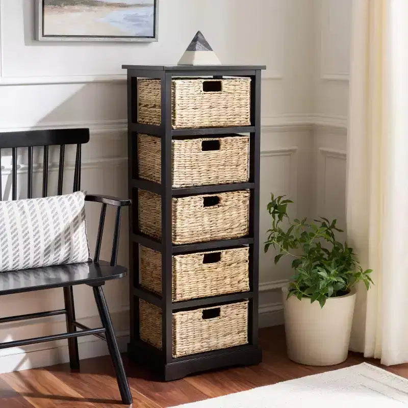 Vedette 5 Basket Storage Tower - AMH5739 - Safavieh Couture